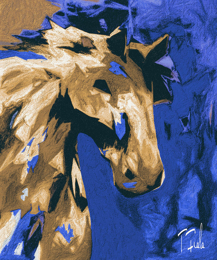 The Mare at Madrone Digital Art by Terry Fiala