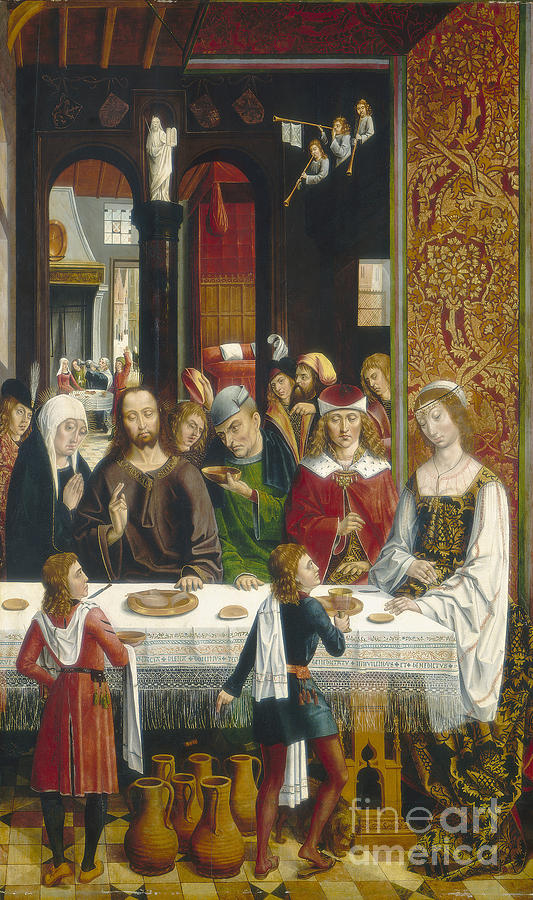 The Marriage At Cana Painting By Master Of The Catholic Kings Pixels