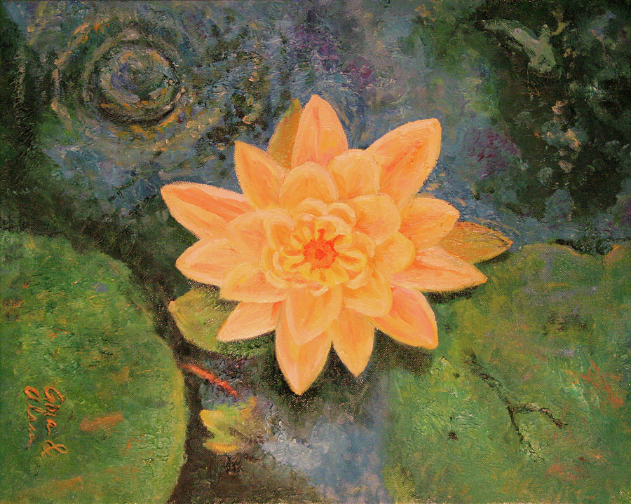 The Marriage Lotus Painting by Alan Schwartz