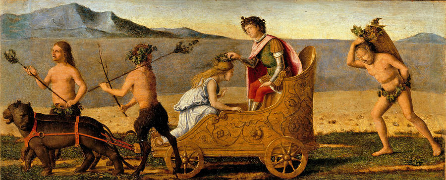 The Marriage of Bacchus and Ariadne Painting by Giovanni Battista Cima