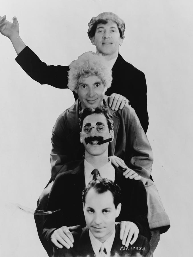 Groucho Marx Photograph - The Marx Brothers  by Georgia Clare