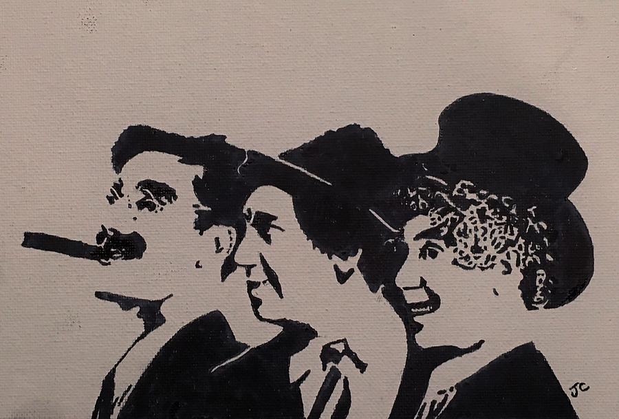 Marx Brothers Painting - The Marx Brothers by John Cunnane