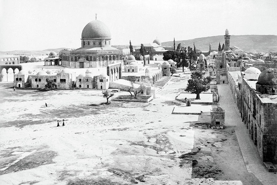 The Masjid Courtyard Photograph by Munir Alawi