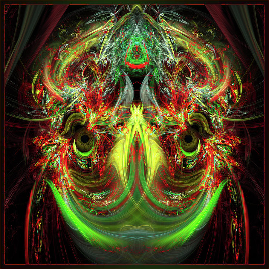 The Mask Digital Art by Darrell Fifield