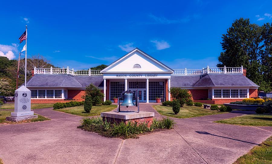 The Mason County Library Photograph by Mountain Dreams - Fine Art America