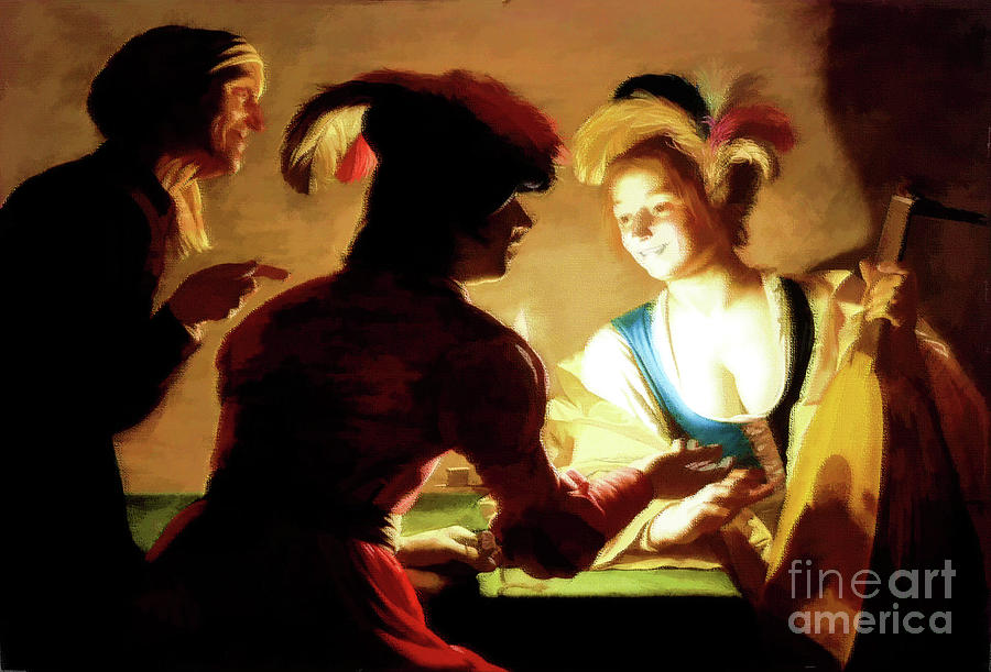 The Matchmaker Painting - The Matchmaker by D Fessenden