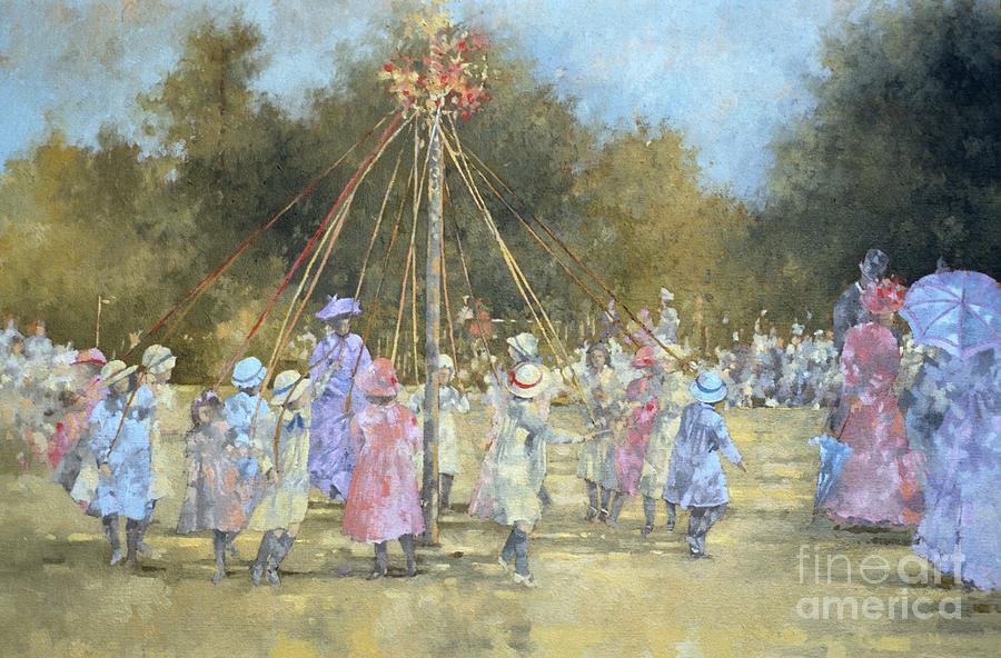 Tree Painting - The Maypole  by Peter Miller