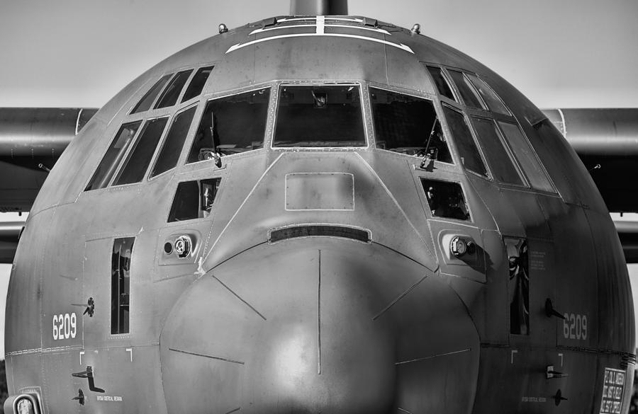 Black And White Photograph - The MC-130J in Black and White by JC Findley