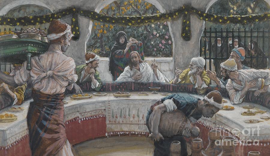 The Meal in the House of the Pharisee Painting by Tissot