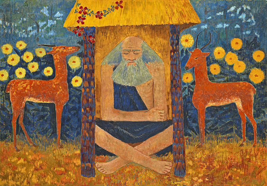 The Meditation of Visichta Painting by Paul Serusier
