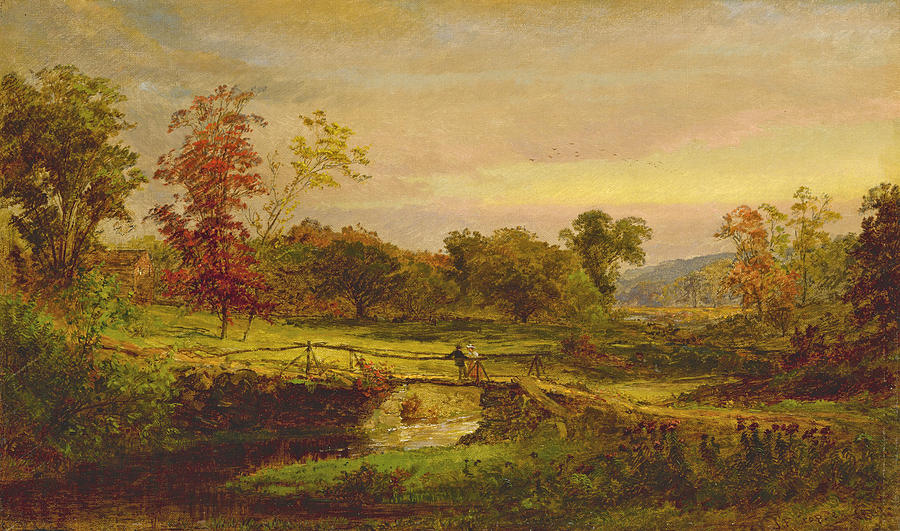 The Meeting Painting by Jasper Francis Cropsey