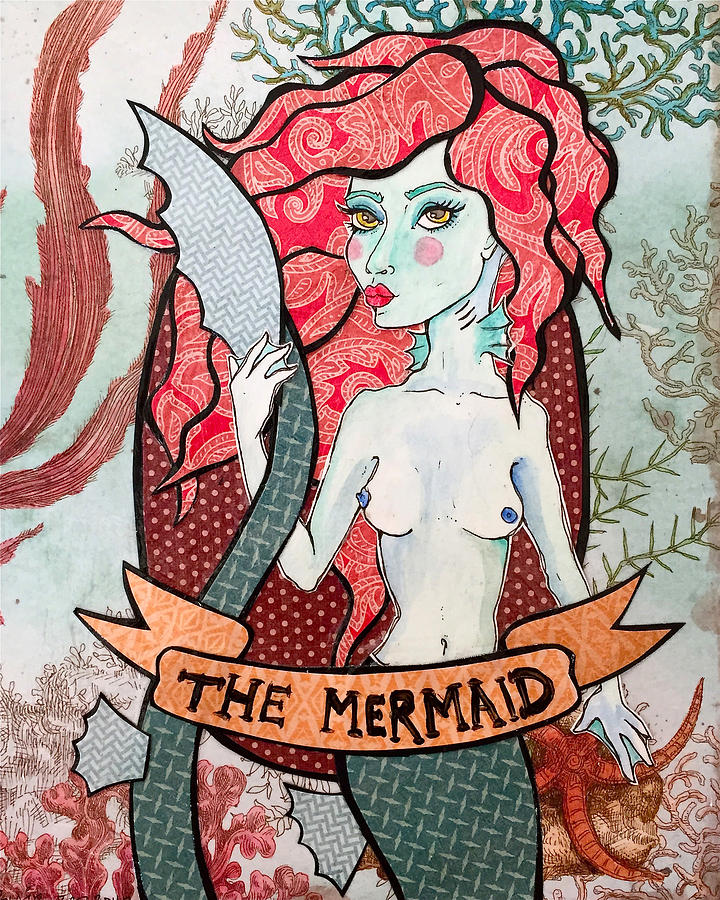 The Little Mermaid Painting - The Mermaid by Blair Barbour
