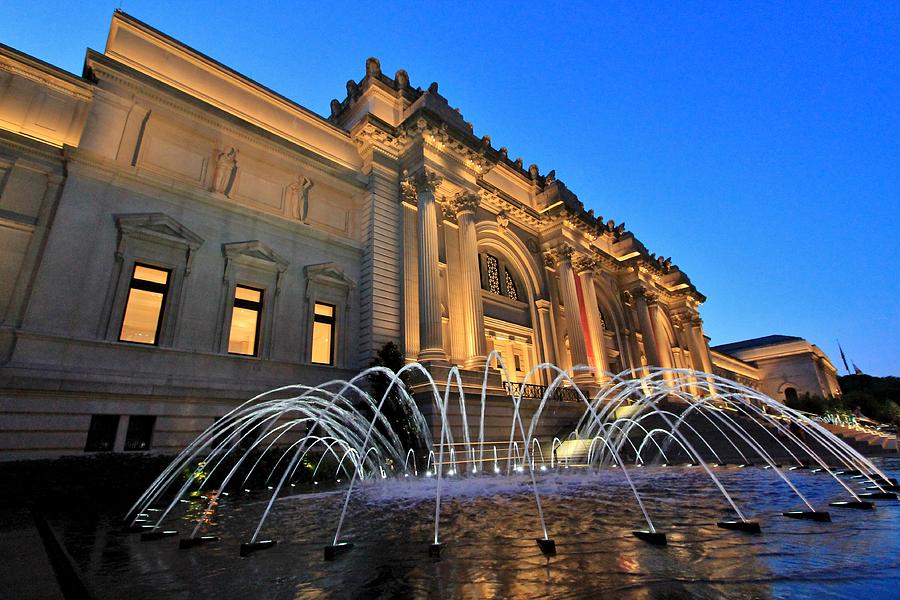 The Met at Night Photograph by Catie Canetti