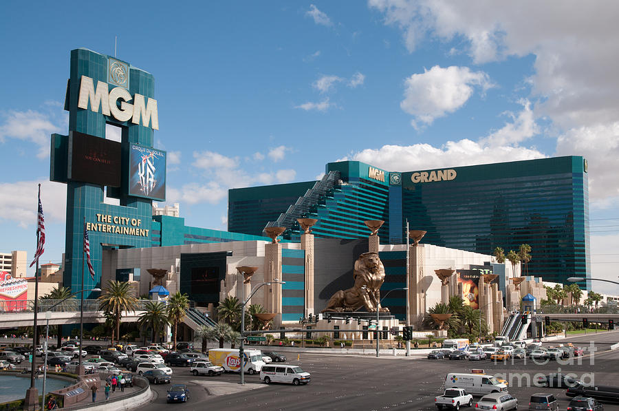 The MGM Grand Photograph by Andy Smy