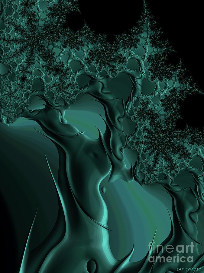 The Midnight Forest 4 Digital Art by Elizabeth McTaggart
