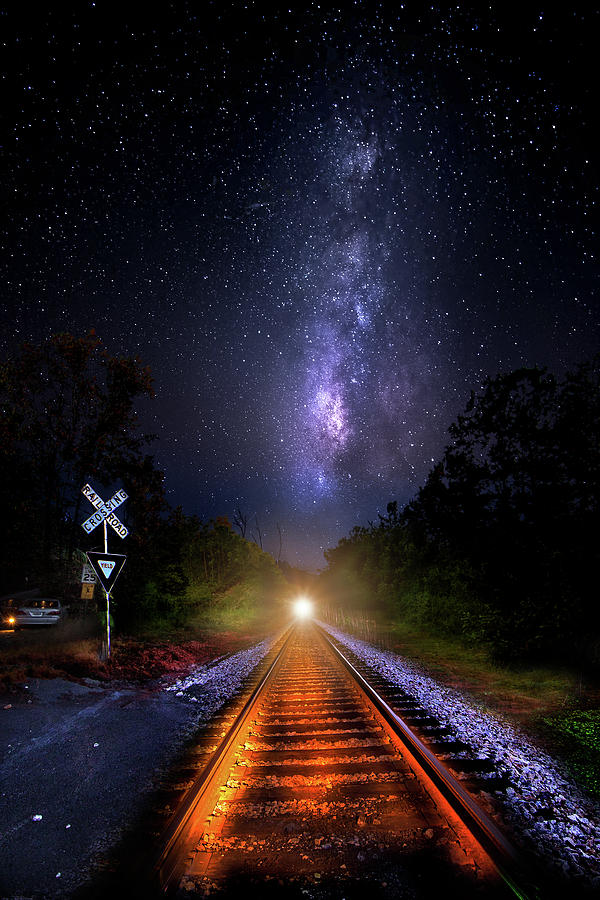The Midnight Milky Way Express Photograph by Mark Andrew Thomas