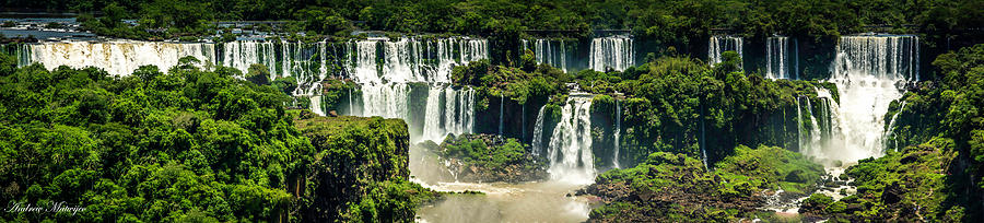 The Mighty Iguazu  Photograph by Andrew Matwijec