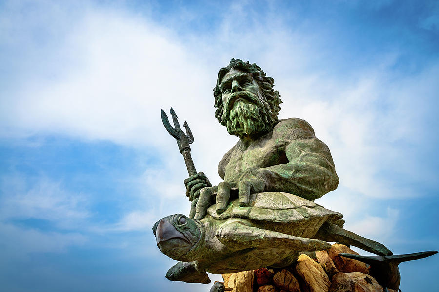 The Mighty King Neptune Photograph by Michael Scott