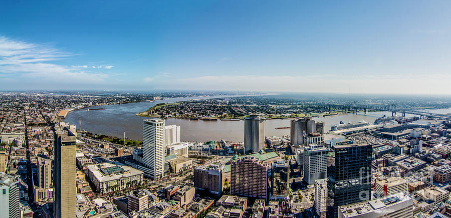 The Mighty Mississippi-New Orleans Photograph by Metaphor Photo