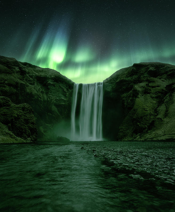 Waterfall Photograph - The Mighty Skogafoss by Tor-Ivar Naess