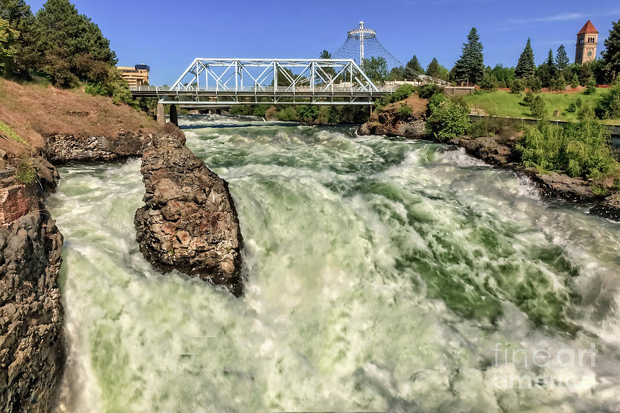 The Mighty Spokane River Photograph by Robert Bales - Fine Art America