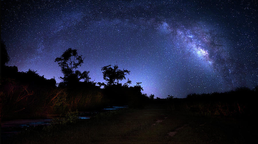 The Milky Way Trail Photograph by Mark Andrew Thomas