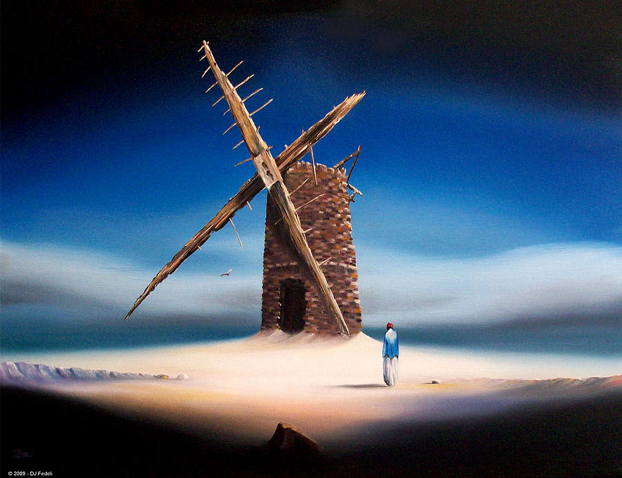 The Mill Painting by David Fedeli