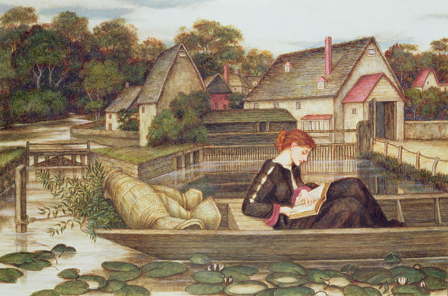 The Mill Painting by John Roddam Spencer Stanhope