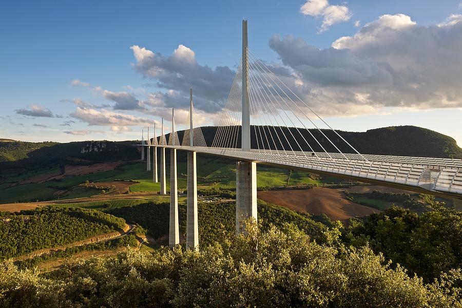 The Millau Viaduct Photograph by Stephen Taylor