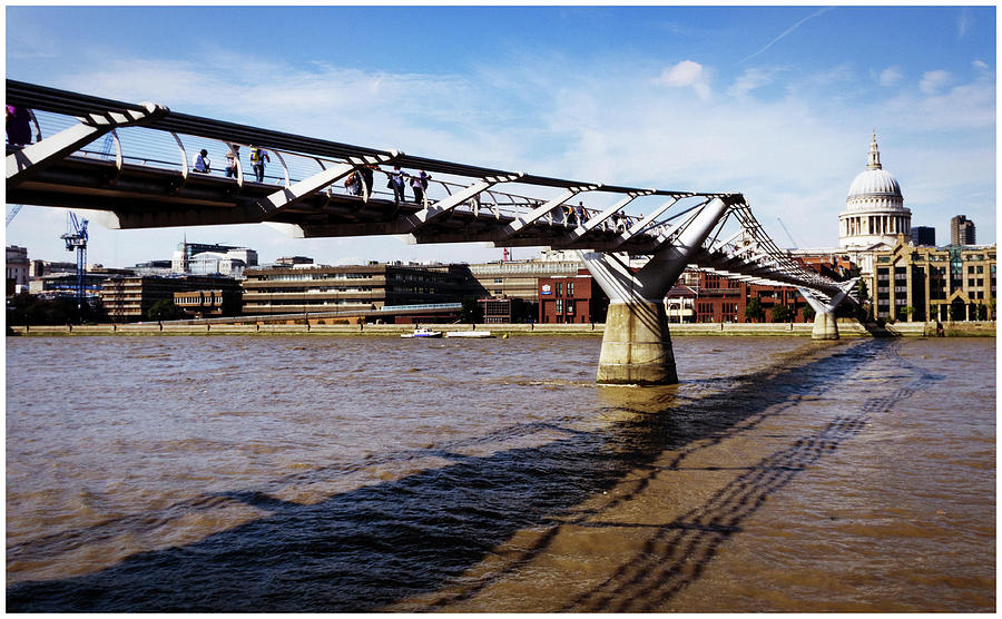 Architecture Photograph - The Millennium Bridge by Stewart Marsden