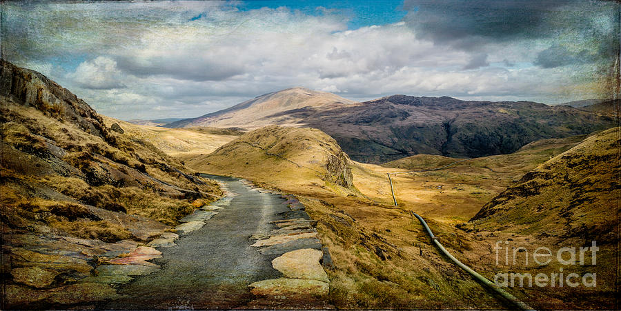 Snowdonia National Park Photograph - The Miners Track  by Adrian Evans