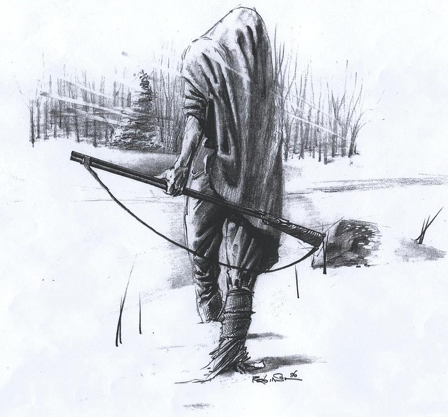 The Minuteman Drawing by James Robinson