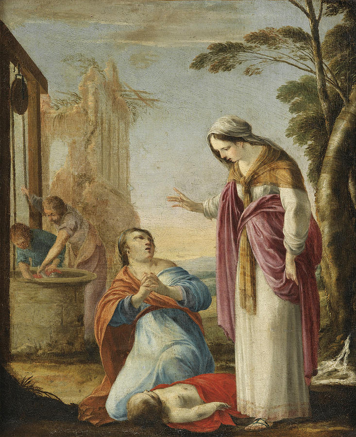 The Miracle of St. Elizabeth of Hungary Painting by Laurent de La Hyre