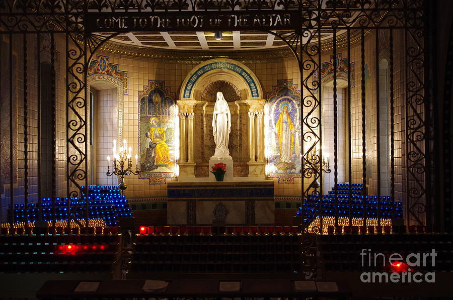 The Miraculous Medal shrine Photograph by Gerald Kloss