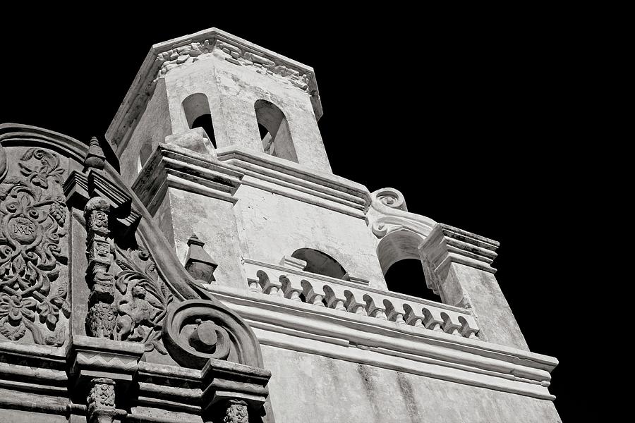 The Bell Tower - San Xavier Mission Photograph by Lucinda Walter