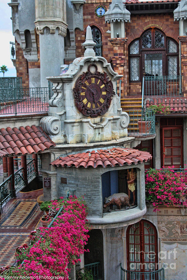 The Mission Inn Clock Tower Photograph