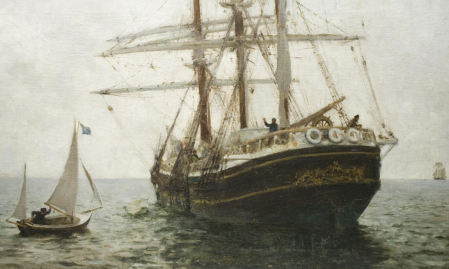 Henry Scott Tuke Painting - The Missionary Boat by Henry Scott Tuke