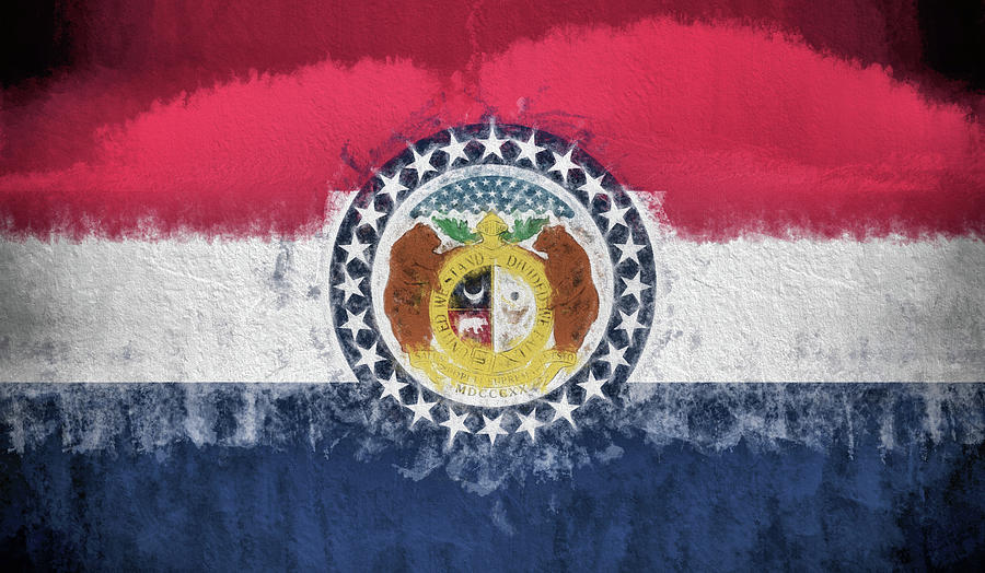 The Missouri Flag Digital Art by JC Findley