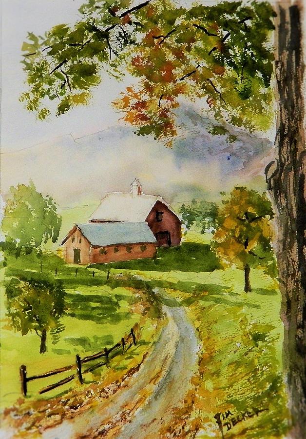 The Mist Is Clearing Painting by Jim Decker - Fine Art America