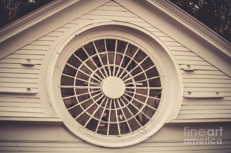 The Mistery Behind The Round Window Photograph By Claudia M