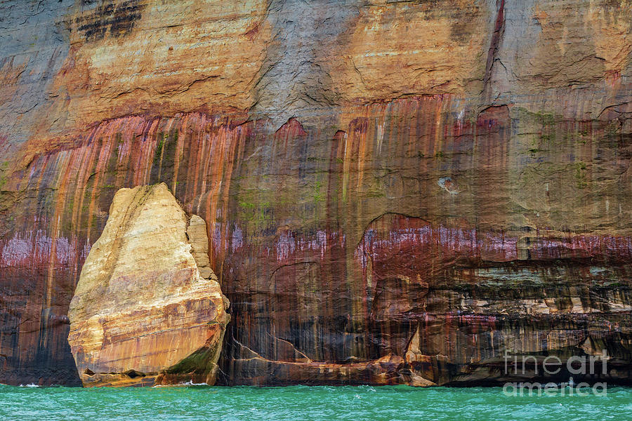 Nature Photograph - The Mitten - Pictured Rocks National Lakeshore in Munising Michigan by Craig Sterken