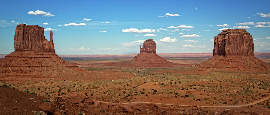 The Mittens in Monument Valley, Utah Photograph by Steven Upton