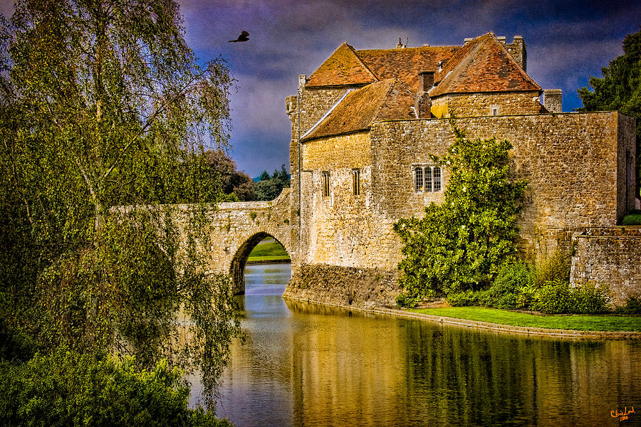 The Moat at Leeds Castle Photograph by Chris Lord
