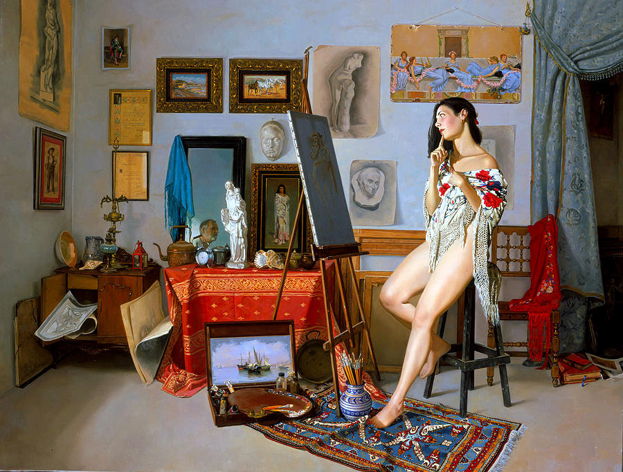 Image result for in the studio  paintings