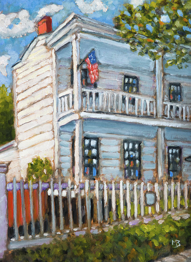 The Montieth House Painting by Mike Bergen