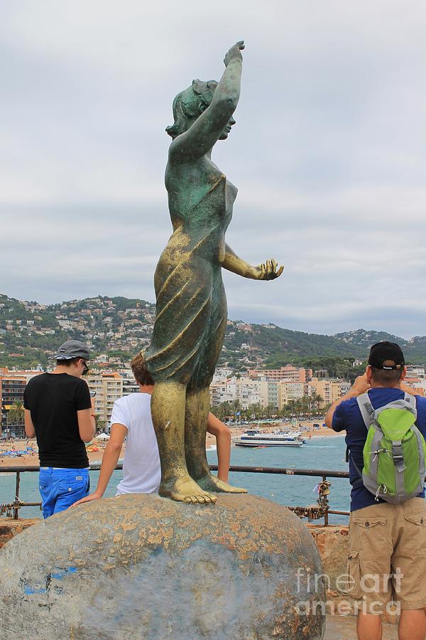 The Monument On The Waterfront In The Town Of Lloret De Mar Spain. Photograph