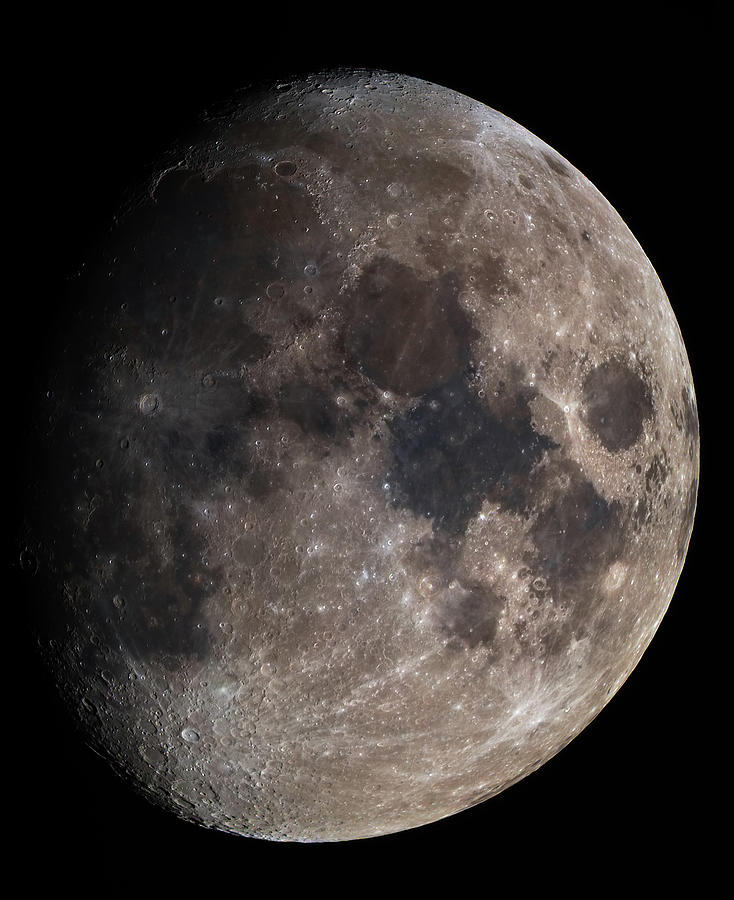 Space Photograph - The Moon by Dennis Sprinkle