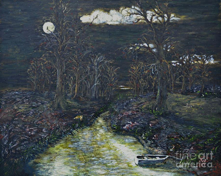 The Moon is Full Painting by Richard Wandell