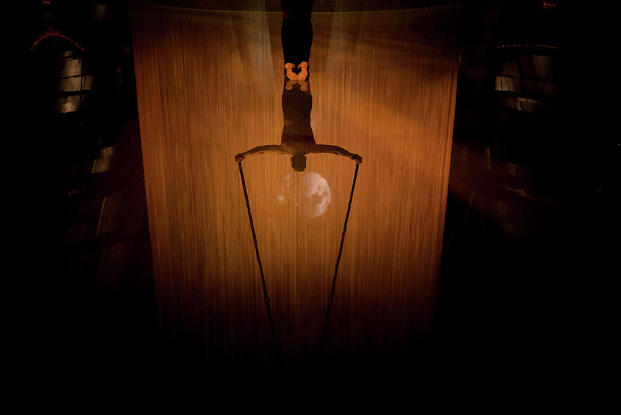 The moon reflection in a theater. by Lucas Dragone The moon reflection in a theater. by Lucas Dragone