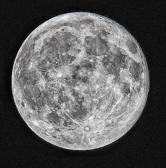 The Moon Photograph by Ross Kestin